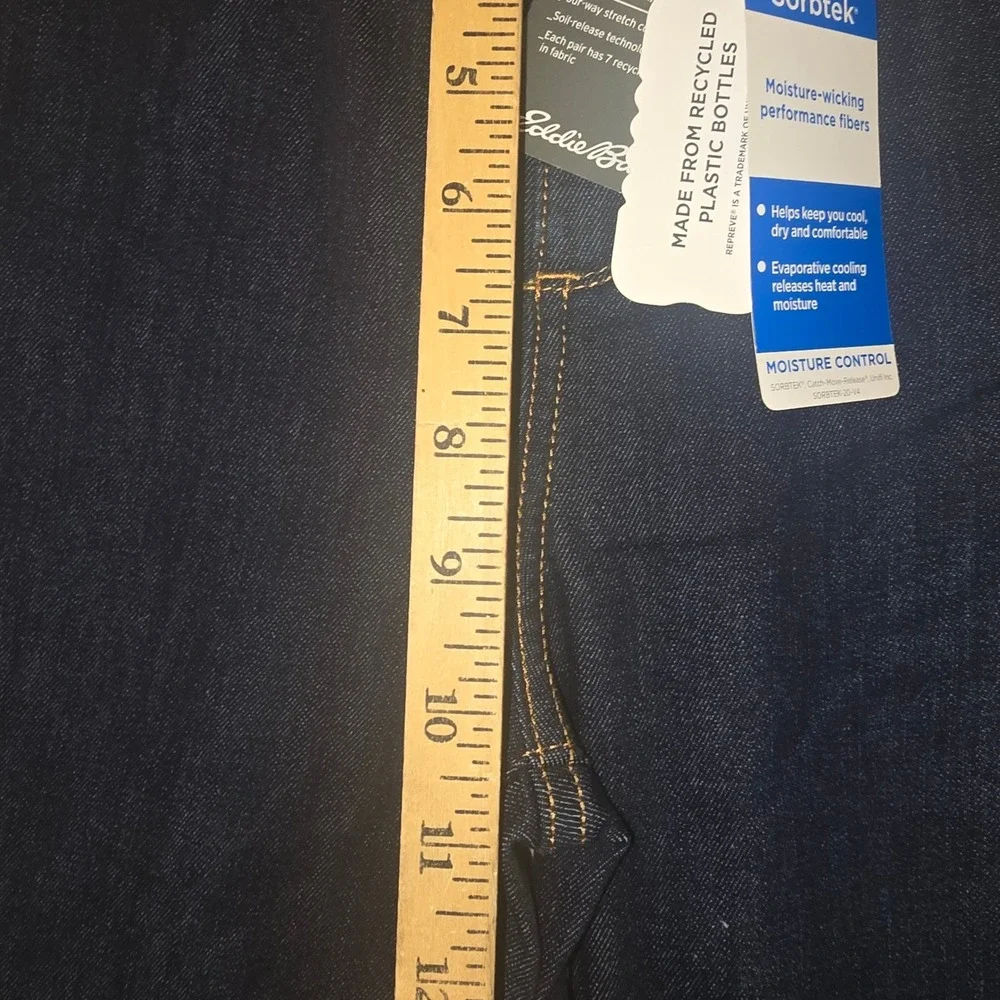 Eddie Bauer Voyager Jeans 2 Women Dark Wash High Rise Skinny Sorbtek Stretch